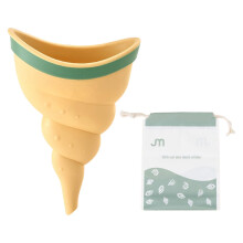 Female Urination Device, Reusable Pee Funnel for Women, Hygienic, Compact, Travel Camping, Yellow