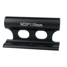 Bike Fork Mount Block 20x110mm Aluminum Alloy Holder for Car Roof Rack, Secure Fork Lock Stable Transport