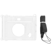 Camera Clear Case for Instax EVO Instant Film Camera Portable Transparent Camera Case with Shoulder Strap