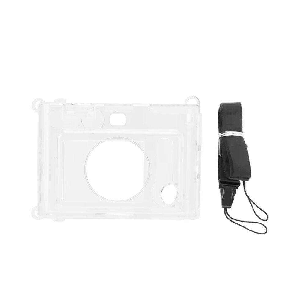 Camera Clear Case For Instax Evo Instant Film Camera Portable Transparent Camera Case With Shoulder Strap 6033590078986