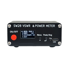 SW-28HF 1.5-60MHz 0.2W to 120W Walkie Talkie V.S.W.R & Power Meter Digital Display Power Meter EU Plug