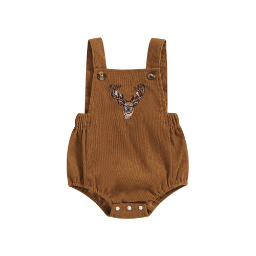 (9-12 Months, Khaki) Salopette d'été bébé, et filles