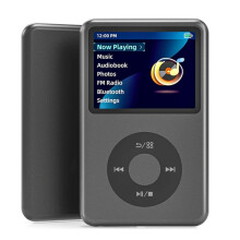 Leitor de MP3 de 64 GB com , HiFi, DAP, Reprodutor de Música e Vídeo, Reprodutor de Música Portátil A