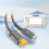 1.8m Type C 45W PD Charging Cable for  U Console USB C Power Supply Cord for  U Charge Game Console Cable 3
