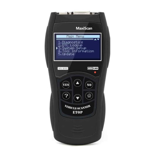 VS890 OBD2 Scanner Support ISO15031 SAE J1979 Code Reader Diagnostic Tool Live Data Read Clear Fault Code 1