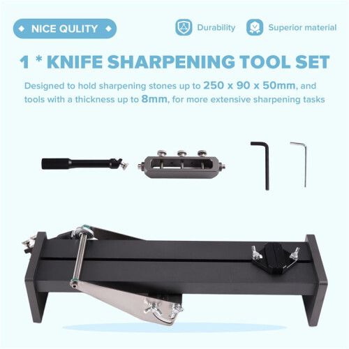 Knife Sharpening Frame for Scissors Planer Chisel Professional Fixed Angle Sharpener Whetstone Grinder Tools 320mm 1