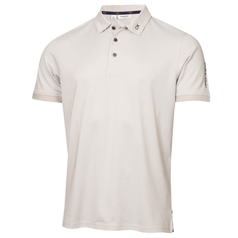 Calvin Klein Mens Concord Sustainable Moisture Wicking Golf Polo Shirt