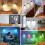 LED Wall Light Night Light 360Rotatable RGB Color Changing Bedside Lamp Dimmable Bedroom Wall Sconce with Timer Memory 7