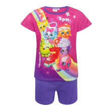 (5-6 Years) Shopkins Short Sleeve Short Leg Pyjama Set (Girls Pink)