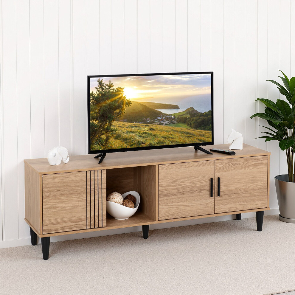 Seconique Tessa Tv Cabinet - Natural Oak Effect Not,Specified