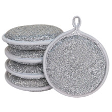 5Pcs NonScratch Double Sided Wire Sponge and Metal Dishcloth for Effective Kitchen Cleaning