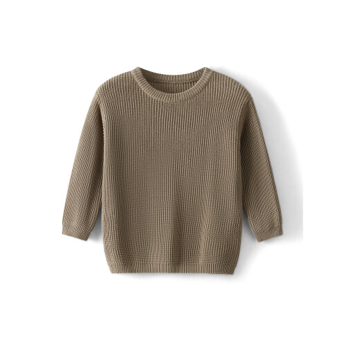 (7-8 Years, Gray Khaki Kid) Partner-Pullover für Mutter und Winter.