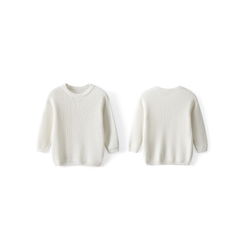 (7-8 Years, Beige White Kid) Suéteres mãe e e inverno. 1