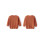 (7-8 Years, Orange Kid) Partner-Pullover für Mutter und Winter. 2