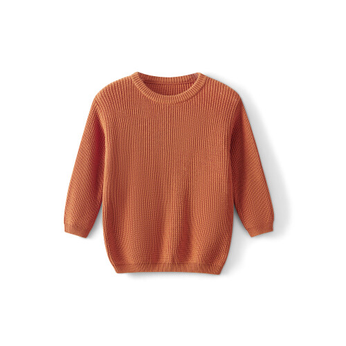 (7-8 Years, Orange Kid) Partner-Pullover für Mutter und Winter.