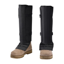 Waterproof Snake Gaiters for Hiking and Hunting, Adjustable Lightweight Snake Bite Protection Leg Guards for Men and Women, Black