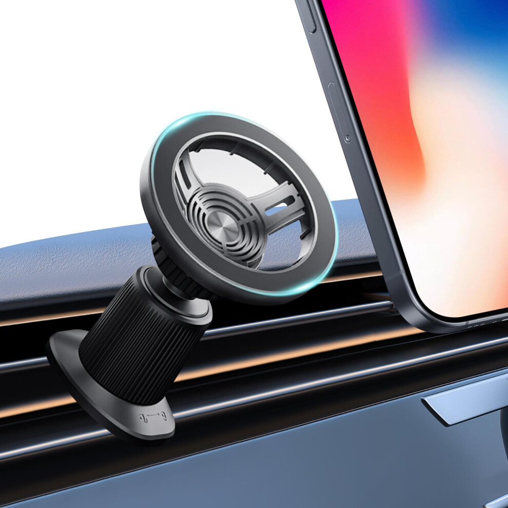 Magsafe Car Mount Magnetic Phone Holder For Iphone 16 15 14 13 12, 360 Rotation Air Vent Clip, Strong Magnetic Lock Hold 9073542954248