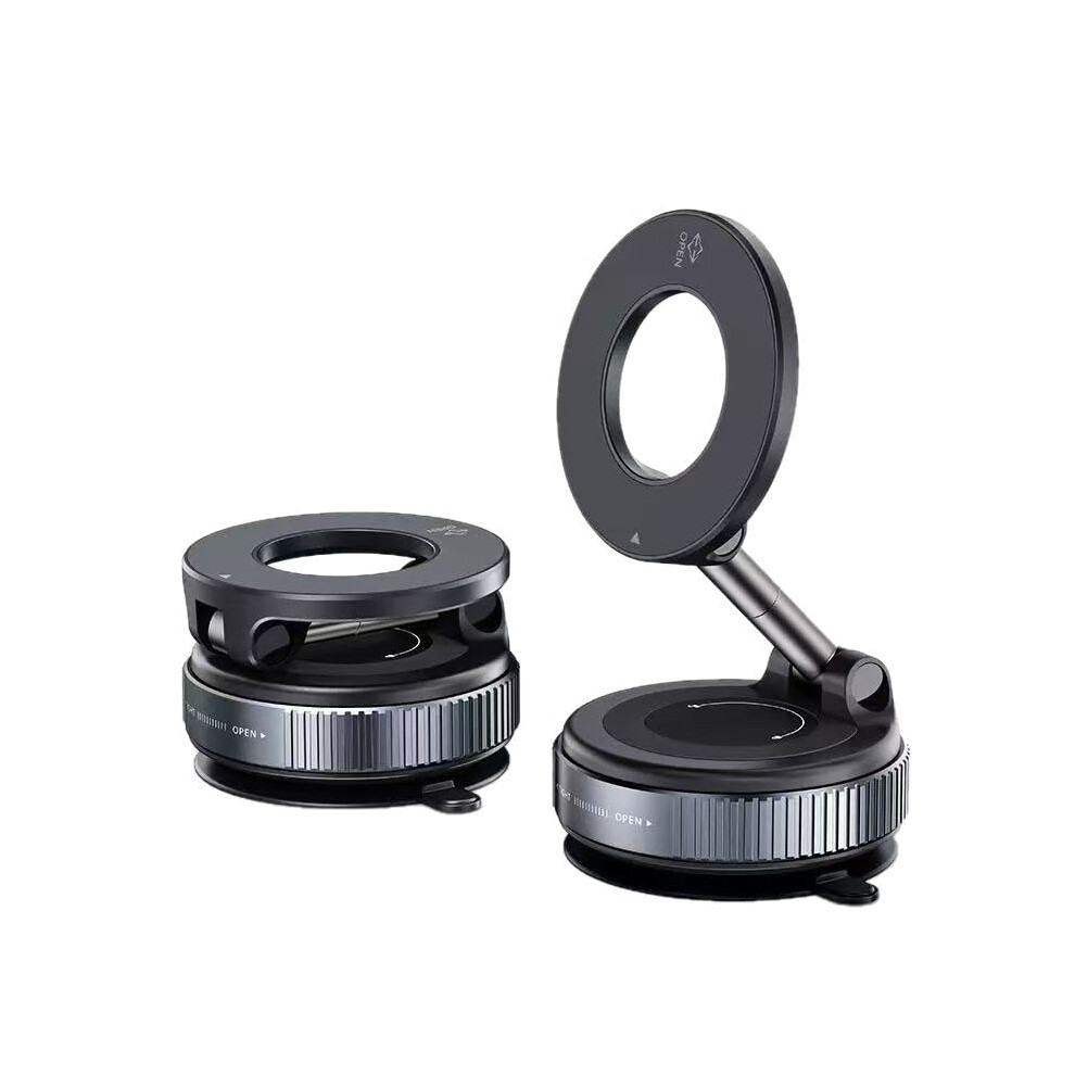 Upgraded Magnetic Car Phone Mount With 360 Rotation And Ultra Suction Grip For Iphone And Android Black 9351714435246
