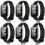 6Pack Case with Builtin Screen Protector for Redmi Smart Band 2, Full Coverage Shockproof Hard PC Bumper Cover 2