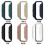 6Pack Case with Builtin Screen Protector for Redmi Smart Band 2, Full Coverage Shockproof Hard PC Bumper Cover 3