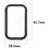 6Pack Case with Builtin Screen Protector for Redmi Smart Band 2, Full Coverage Shockproof Hard PC Bumper Cover 4