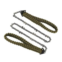 Pocket Chainsaw with Durable Steel Chain, Ergonomic Grip and Efficient Cutting for Camping Survival