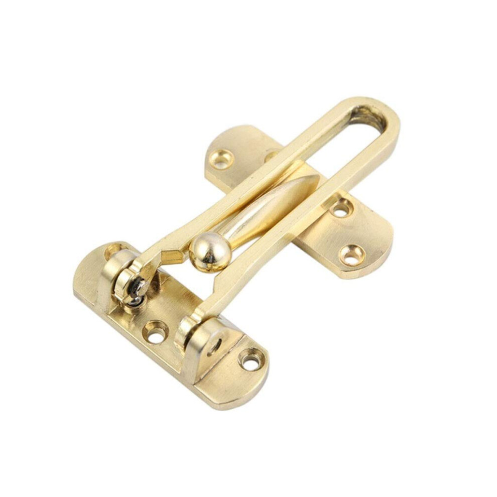 Black Zinc Alloy Door Bolt Lock, Heavy Duty Antitheft Sliding Door Latch For Home Office Gate 9771547812791