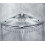Bathroom Corner Shelf Rustproof Copper Wall Mounted Space Saving Storage Organizer Silver Single Layer 1