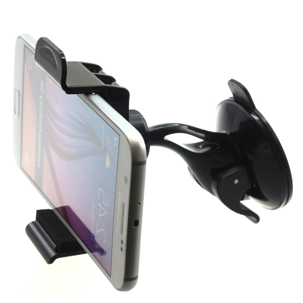 Car Phone Mount With Secure Suction And 360 Rotation, Windshield Holder For Motorola Razr Ultra 2025 9330225284734