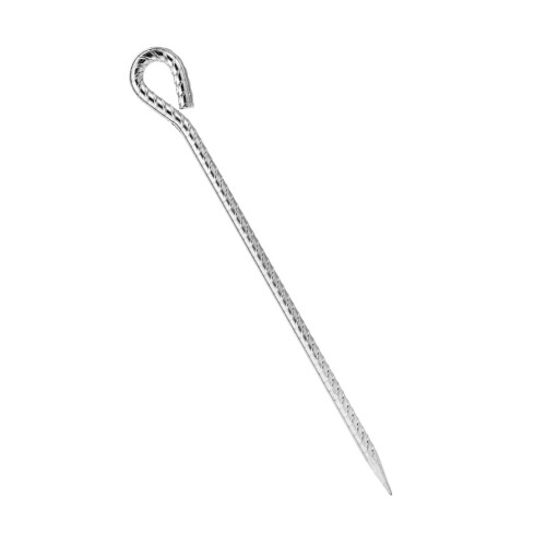Heavy Duty Cast Iron Tent Stakes with WindProof ScrewIn Design and RustResistant Silver Coating