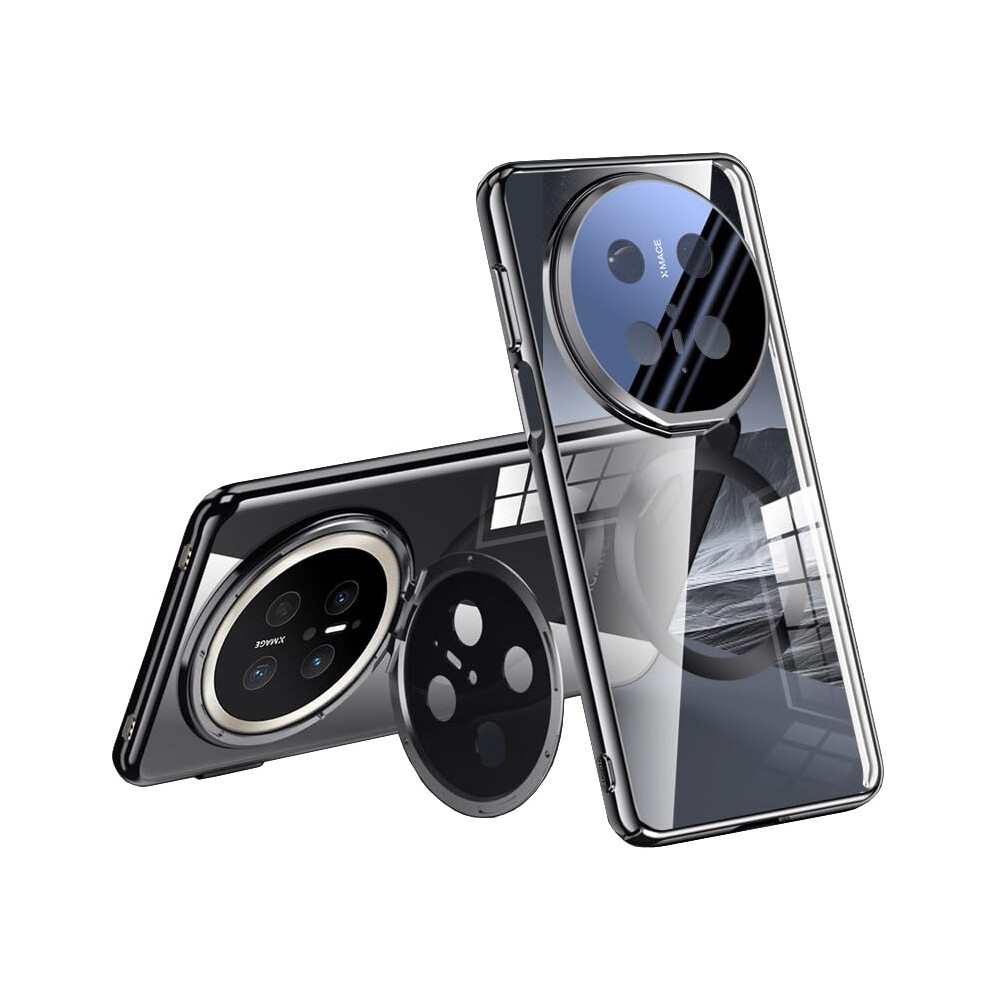 Clear Magnetic Shockproof Cover With Stand Bracket And Full Camera Protection For Huawei Mate 70 Pro Case 9351714435628