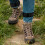 Boot Straps Adjustable Hook Loop Fit Reflective Antislip Elastic Ankle Straps for Cowboy Boots 4