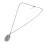 Portrait Pendant Silver 40mm Titanium Steel 15