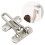 Heavy Duty Stainless Steel Door Security Chain Lock for Home AntiTheft Protection, Silver Finish 2