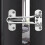 Heavy Duty Stainless Steel Door Security Chain Lock for Home AntiTheft Protection, Silver Finish 3