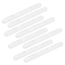 Adhesive Drawer Slides Set 8pcs, Adjustable Cabinet Drawer Runners 17.8in Full Extension No Drill, Smooth Quiet Sliding for Kitchen Storage Boxes
