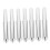 7pcs Spring Loaded Toilet Paper Holder Replacement Rollers, Durable Plastic Spindles for Home and Office 1