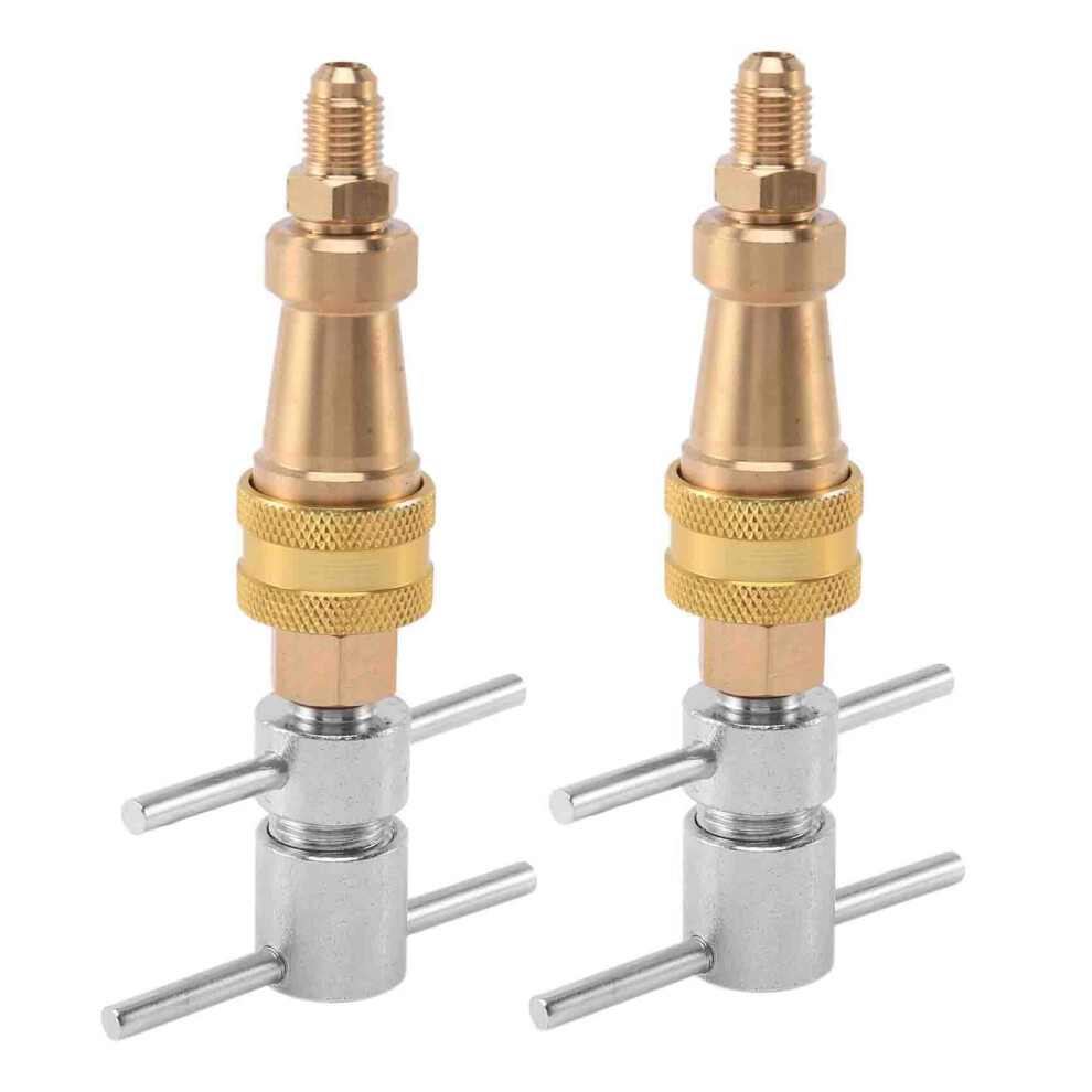 2X Tools High Pressure Washer 1/4 Inch Fnpt Refrigerator Quick Coupling Brass Washer Quick Connect Plug 6031082221032