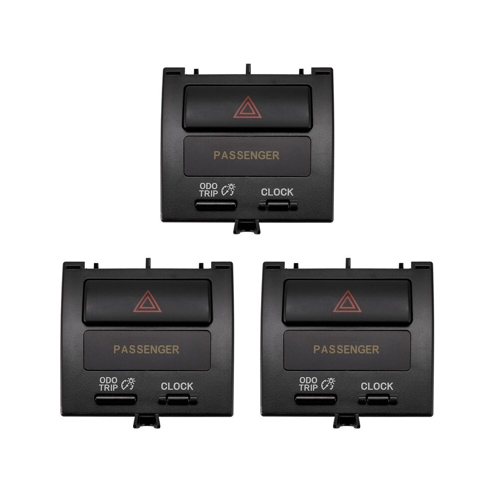 3X Car Dashboard Emergency Button Assembly Double Flash Button Warning Llight Button For Vios Yaris 6033105645726