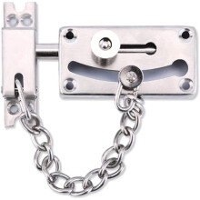 Door Security Chain Stainless Steel AntiTheft Door Chain Lock for Front Door Safety and Easy Installation