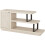 Seconique Turin TV Stand - Light Oak Effect/Black 2