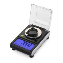 Digital Milligram Scale Jewelry Gold Lab Scales 50g X0.001g Touch LCD Electronic Counting Laboratory Weight Balance