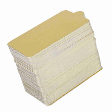 100 PCS Gold L Cupcake Tray 10x6x0.1 cm Pack
