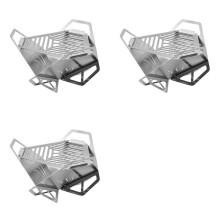 3X  BBQ Grill Removable Stove  BBQ Cooking Grill Lotus Barbecue Grill for Camping Picnics & Outdoor Cooking