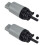 2X for  Windshield Washer Squirter Pump 67127302589 E60 E61 E63 E64 E65 E66 E82 E88 E90 E92 1