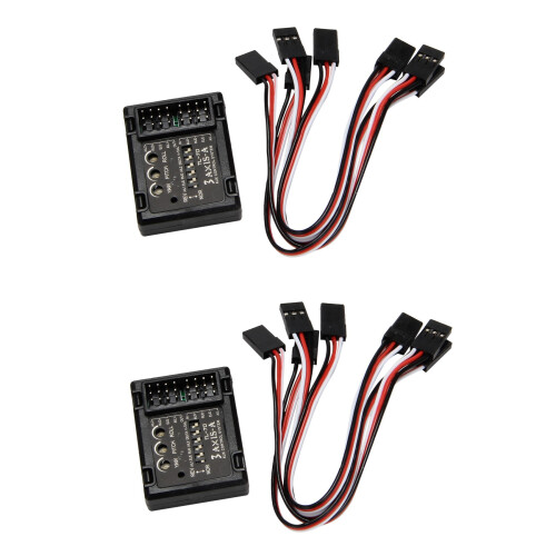 2X 3 Axis Flight Controller Stabilizer System Gyro Fixed Flying Wing FPV Airplane Aircraft Gliders Fixed Wing Balancer