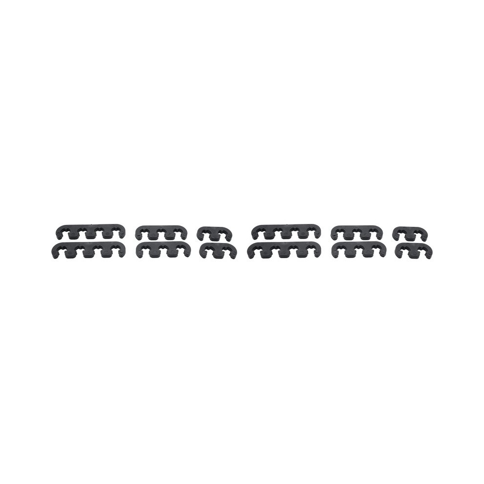 12X Universal 7Mm 8Mm For Wire Separator Divider Ignition Lead Wire Divider Separator Clip Black 6033241080740