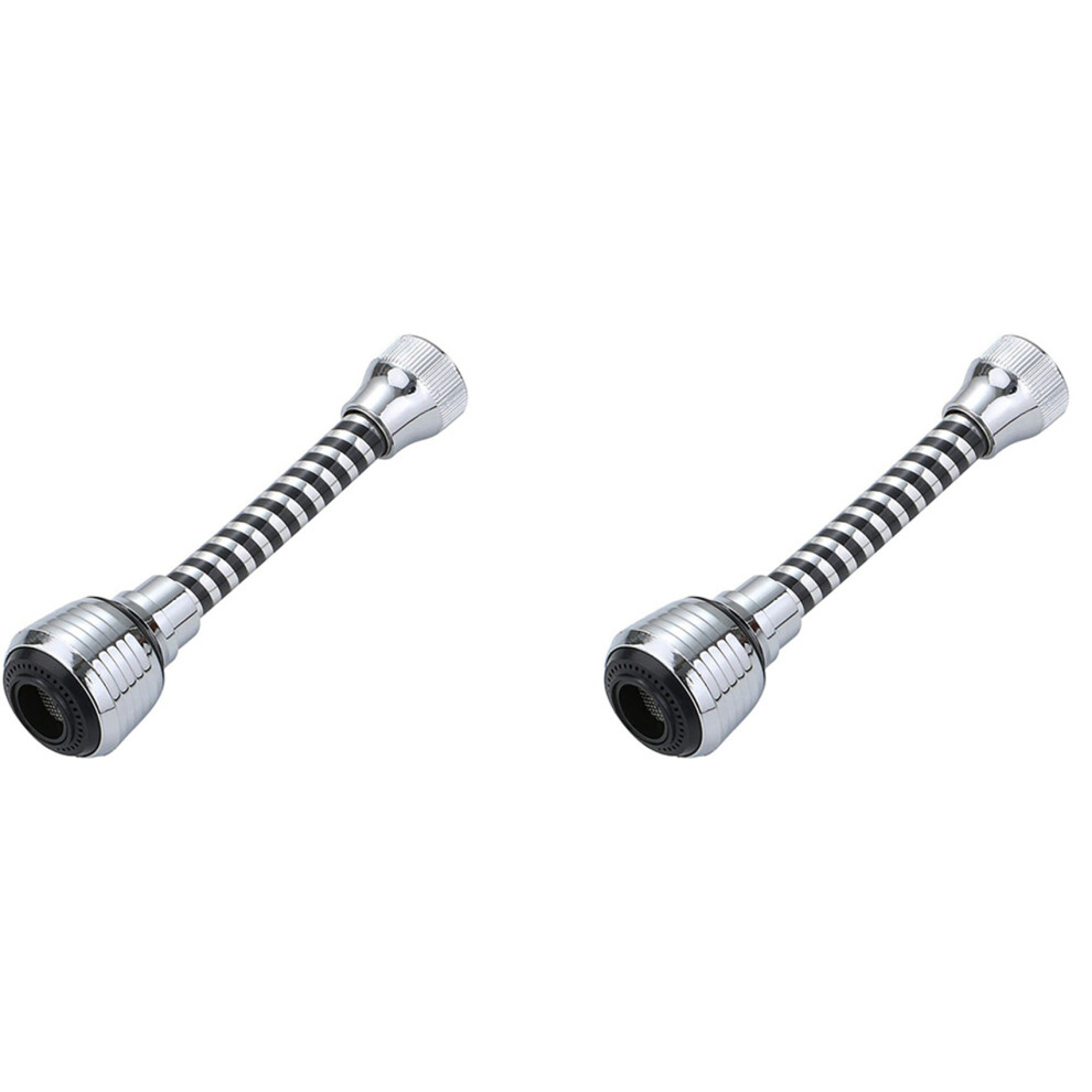 2X Sink Faucet Sprayer Attachment,Rotatable Anti- Faucet Nozzle With Hose - Kitchen Sink Faucet Extender 6034188250074
