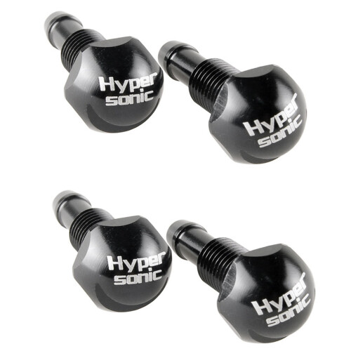 HYPERSONIC 4Pcs Car Universal Windshield Wiper Washer Spray Nozzle