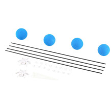RC Helicopter Landing Gear Training Kit Blue 33cm for 400 450 Series Controlled Landing Practice